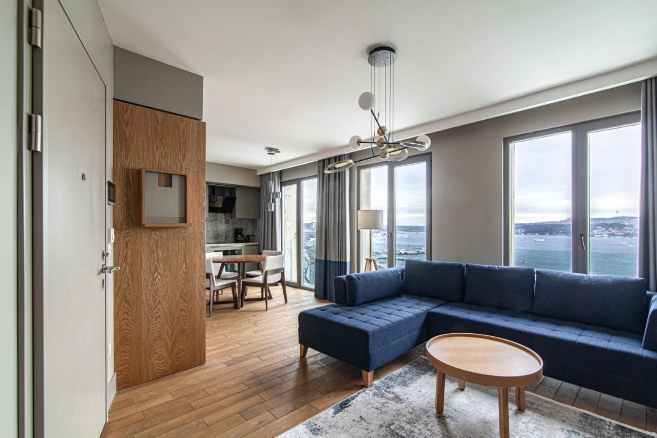 Flat With Panoramic Bosphorus View In Cihangir 伊斯坦布尔 外观 照片